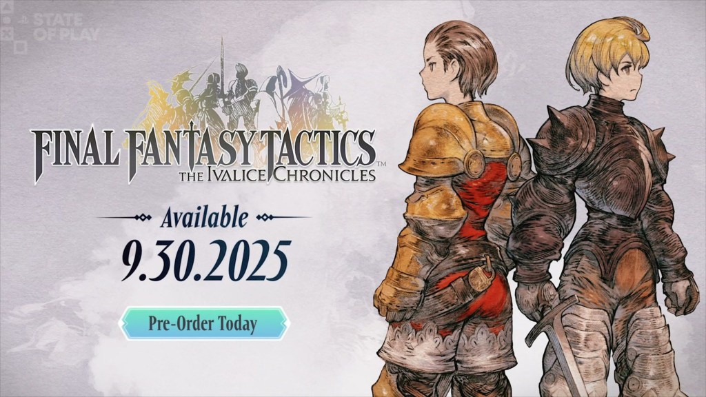 Final Fantasy Tactics: The Ivalice Chronicles brings the classic back on September 30
